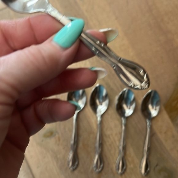 Capco Demitasse Spoons Set of 5 Replacements Korea Stainless Steel - Picture 3 of 5